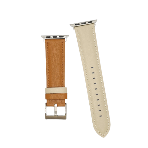 애플워치스트랩 워너픽 애플워치 호환 가죽 스트랩, 브라운 Best Top3