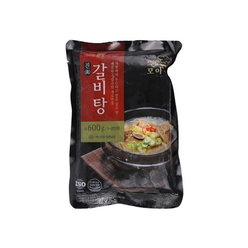 [잼잼쿡] 다모아 모아네 갈비탕, 600g, 1개