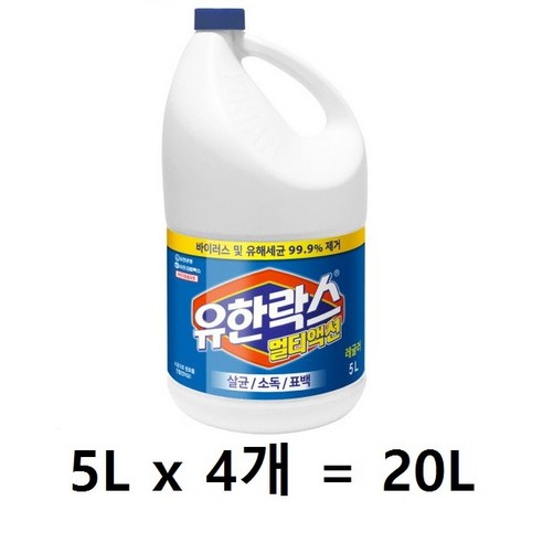 유한락스 멀티액션 레귤러, 1.8L, 2개