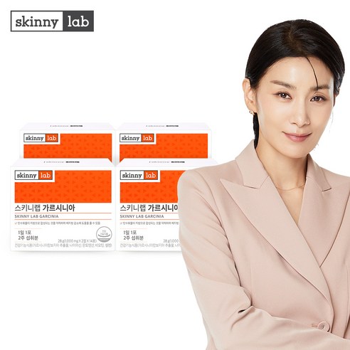 스키니랩 가르시니아 다이어트 14포(2주) 체지방감소 나이아신 비오틴, 28g, 4개