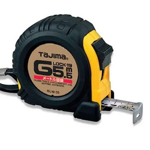 TAJIMA G그립 양면눈금 줄자 5.5미터 19mm, 1개