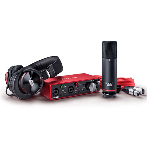 포커스라이트 스칼렛 2i2 스튜디오 3세대: 홈레코딩을 위한 완벽한 선택!