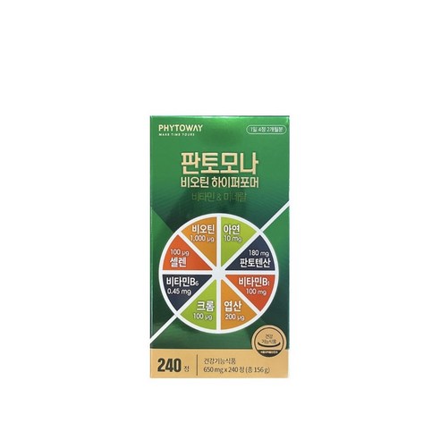 판토모나 비오틴 하이퍼포머, 240정, 2박스