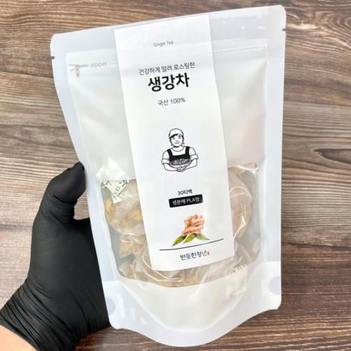 몸 속까지 따스하게 녹이는 마법, 반듯한청년 국산 생강차!