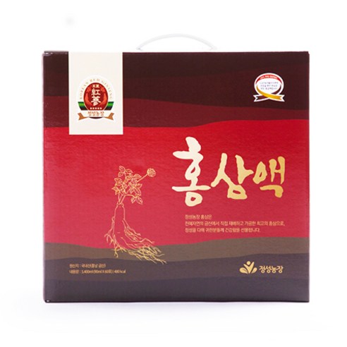 정성농장 5년근 홍삼액 60포 1상자(90mlx60개입) 단맛과 첨가물 없는 100% 순수홍삼, 90ml, 1개