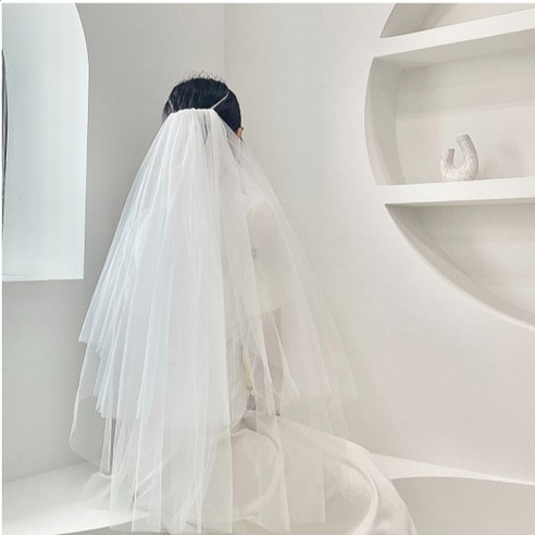 저렴한 가격으로 인생샷을 완성하는 마법, 면사포 웨딩베일