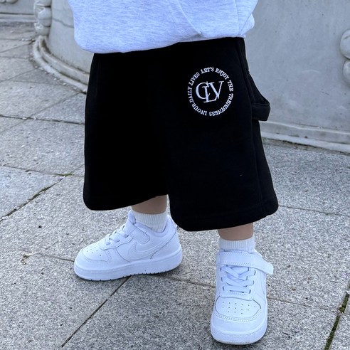 [5호 7호 9호 11호] 클로빈 키즈 버뮤다 팬츠 남아 여아 봄 여름 통바지 어린이 와이드 반바지