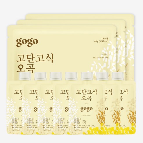 고단고식 단백질쉐이크 오곡 3세트 45g x 21개, 315g, 3개