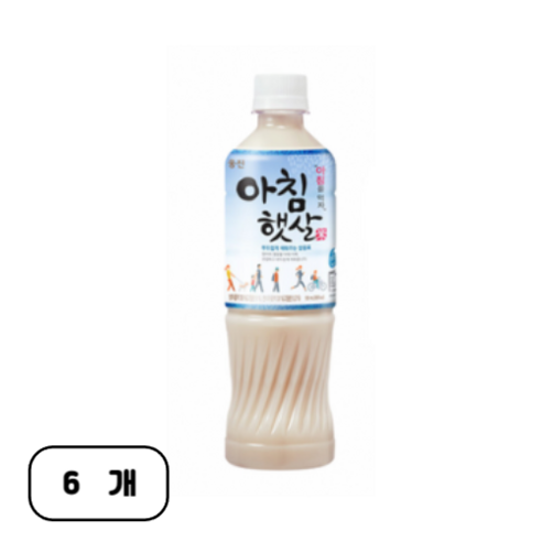 웅진 아침햇살, 500ml, 6개