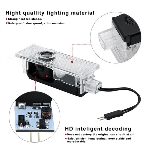 2x LED 자동차 도어 라이트 레이저 프로젝터 웰컴 램프 고스트 X7 G07 용 액세서리, [01] X7