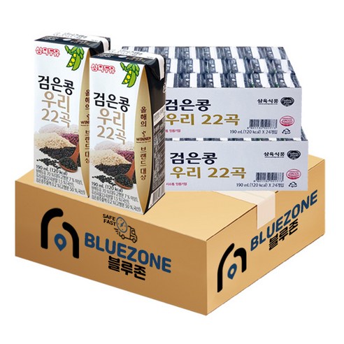삼육두유 검은콩 우리 22곡 190ml x 48팩 세트