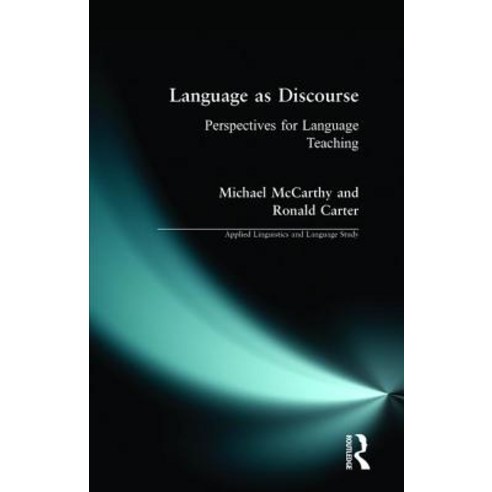 Language as Discourse: Perspectives for Language Teaching Paperback, Routledge, English, 9780582084247