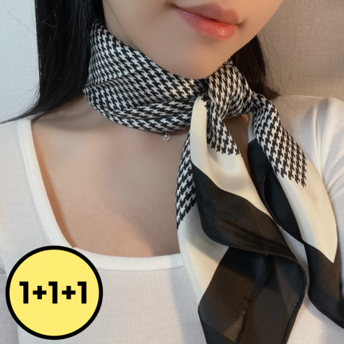 유비오엘 고급 사각 스카프 2종 세트(트월리 증정)