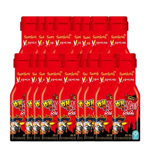 <올따옴> 삼양 핵불닭소스 200g x 17입, 17개