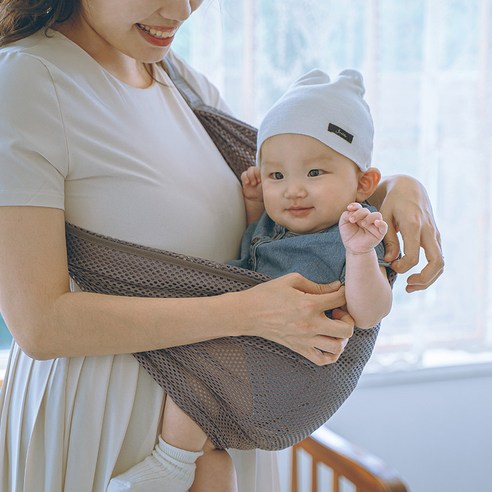 키즈웍 자장가 슬링, 포근함으로 감싸는 신생아를 위한 완벽한 선택