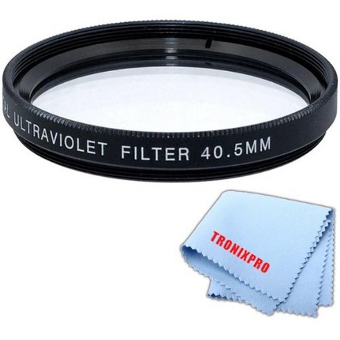 30mm 프로 시리즈 고해상도 디지털 자외선 차단 필터 + 트로닉스프로 극세사 천, 40.5mm UV Filter