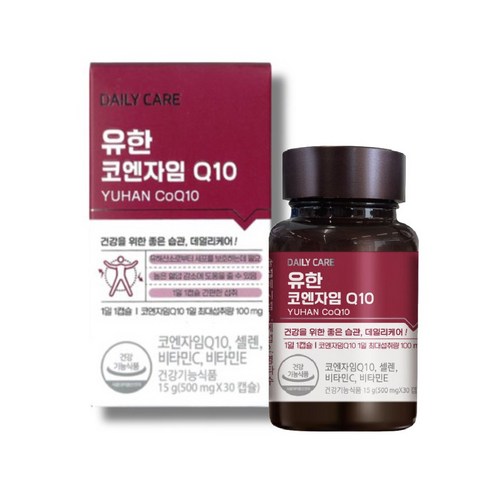 데일리케어 코엔자임 Q10 건강기능식품, 30정, 2개