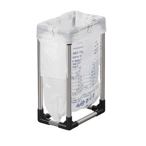 좁은 공간을 혁신하는 슬림 어반 스텐레스 종량제 쓰레기봉투 거치대: 틈새 공간의 미학을 완성하다 종량제봉투쓰레기통