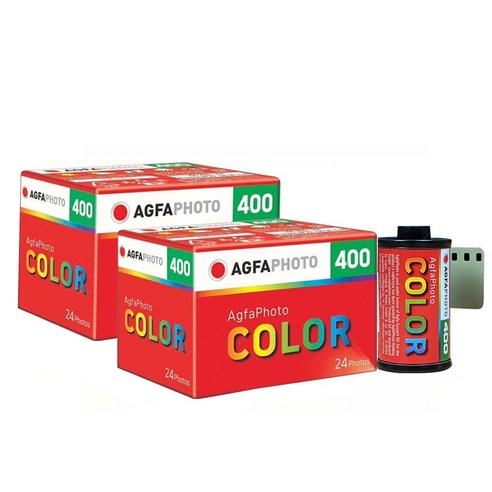 아그파필름 컬러 35mm ISO400-24-2롤 컬러 네그티브, 1개, 아그파컬러필름 400-24-2롤