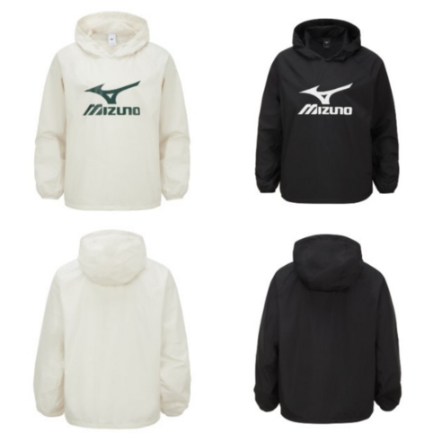 [국내매장판] 미즈노 후드 풀오버 PISTE 32YE4542-09 블랙