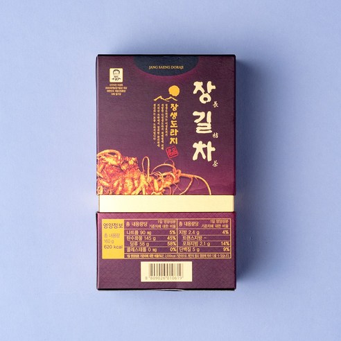 장생도라지 장길차 / 1박스 - 도라지차 | 쿠팡