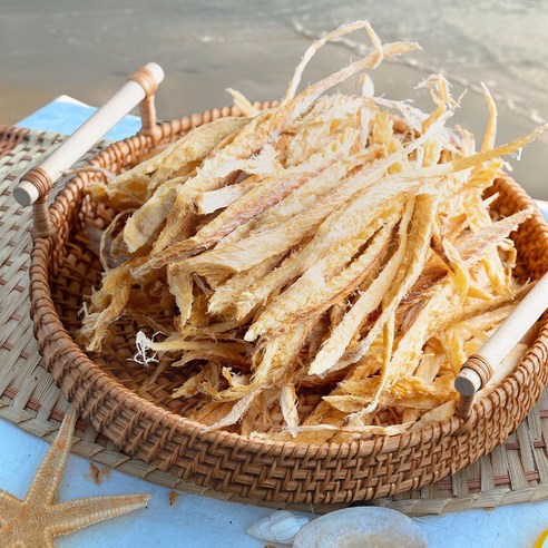 최상급 자연건조 황태채 / 고급 황태 볶음 조림 반찬 안주 구이, 500g, 1개