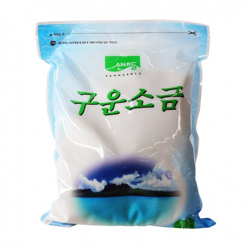 산내들 국산 구운 소금 1kg, 1개