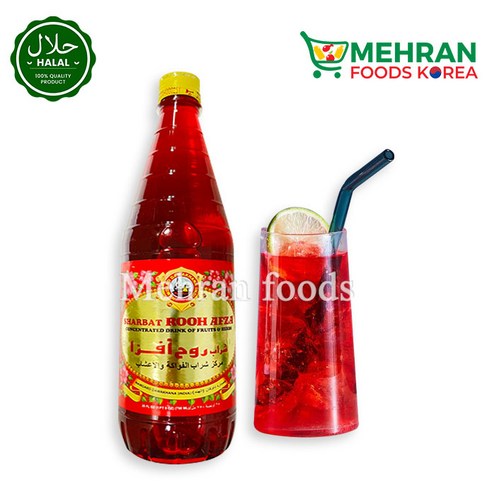 크베트나  HAMDARD Dawakhana Sharbat Rooh Afza (Juice) 750ml 할랄 루 아프자, 1개