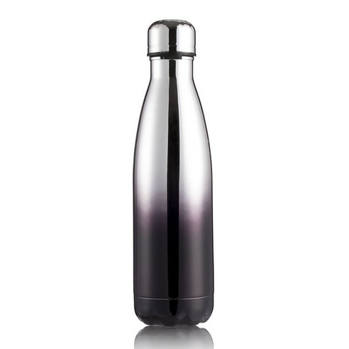 304 스테인리스강 스포츠 주전자 선물 컵, 전기 도금이 점차 검게 변하다, 500ml