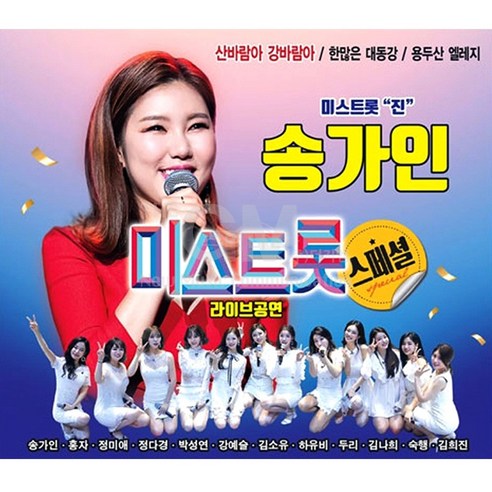 [옵션선택]명품트롯 CD 모음전.미스트롯 송가인 음반 트로트 성인가요 대중가요 베스트음반 사은품CD증정, 2CD_난타관광스타3+4집