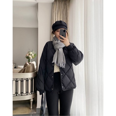 편안함과 스타일을 겸비한 필수 겨울용 아이템, 에이프릴랩스 여성 퀼팅 경량 잠바