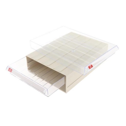 모듈식 서랍 주최자 샤프트 본체 키 캡 구성 요소 이동식 디바이더, 흰색 350x245x95mm, 중간, 아크릴