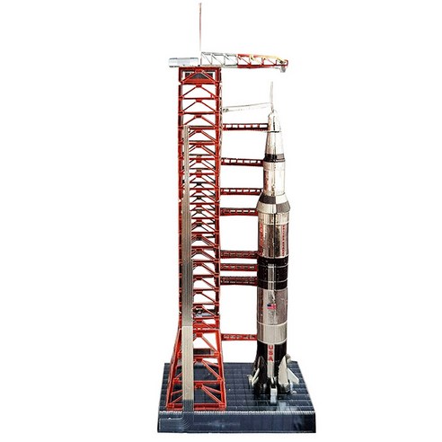 [알꿀밤-메탈퍼즐-우주] 우주선 달착륙 모듈 정찰위성 시리즈, 우주위성 발사대-컬러