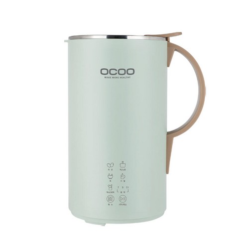 카드추가할인 오쿠 아침앤 두유제조기 OCCBM600 600ml 민트그린 1개