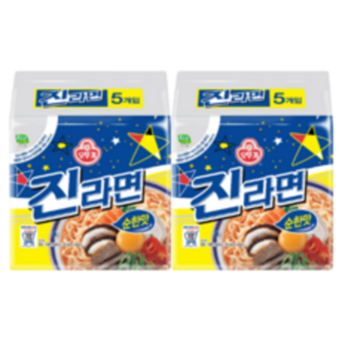 오뚜기 진라면 순한맛 120g, 10개