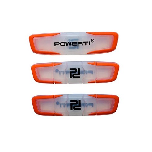 POWERTI 테니스 진동 덤프너 3개 세트 충격흡수 테니스 스트링 라켓 프리미엄 내구성 오래 지속됨