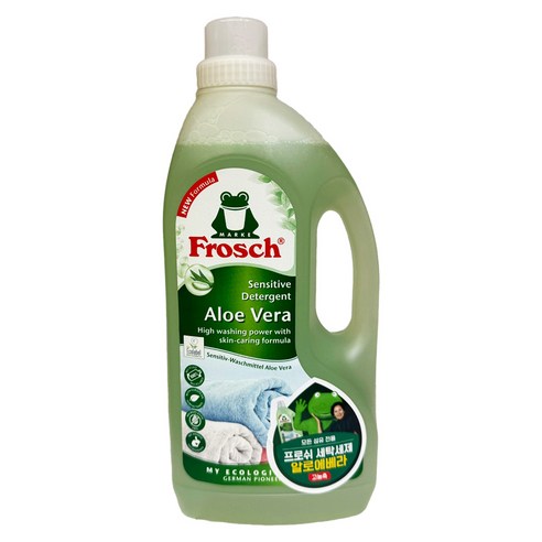 [김혜자 세제] 프로쉬 독일 세탁세제 알로에베라 1500ml 1개, 1.5L, 1개