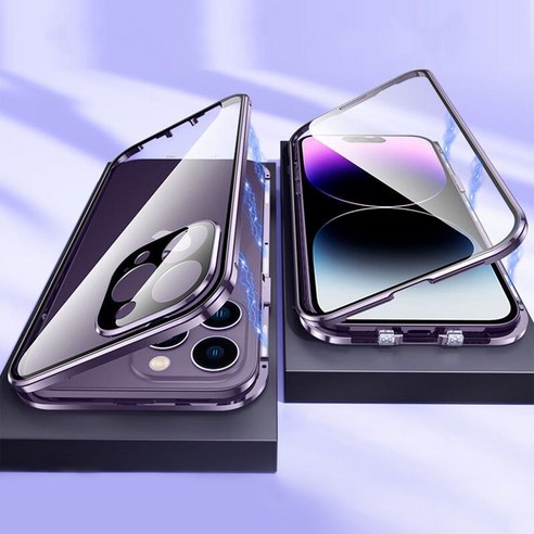 하임하이 아이폰15 강화유리 마그네틱 풀커버 케이스: 포괄적인 보호와 스타일