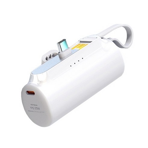 엑티몬 PD20W-MINI5000 미니보조배터리 일체형 무선 고속 충전, 단품, 단품 actimon보조배터리 Best Top5