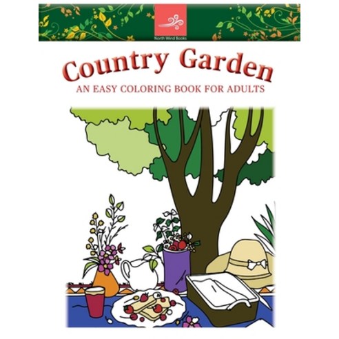 Country Winter Coloring Book for Adults 
