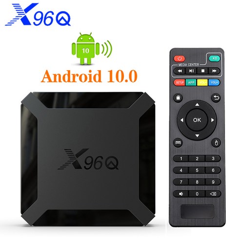 x65qled퀀텀스마트ai구글3.0 스마트 TV 박스 안드로이드 10 X96Q 2.4G 와이파이 Allwinner H313 쿼드 코어 1G 8G 2GB 16GB 4K 셋톱박스, 2GB/16GB