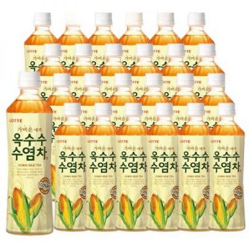 오늘의차옥수수수염차500ml x 24펫, 500ml, 24개 찰옥수수