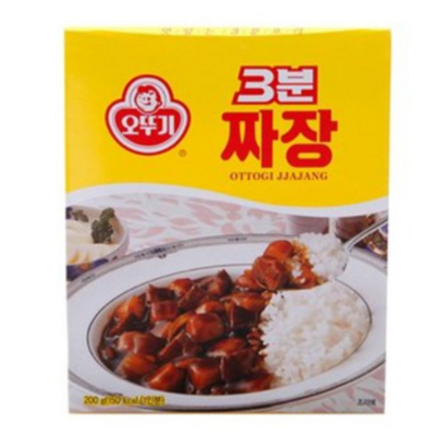 오뚜기 3분짜장, 200g, 5개