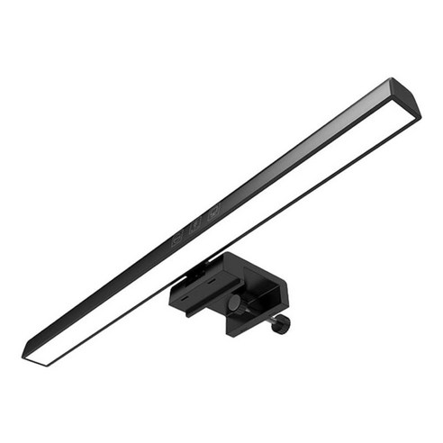 컴퓨터 모니터 램프 노트북 ABS 스크린 라이트 바 매달려 USB 책상 램프, 500x15mm., 검은 색, 아직도