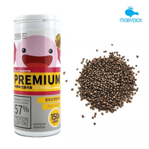 모비딕 펠렛몬스터 전용 사료, 우파루파, 1개, 250ml 관상어 용품 모비딕 펠렛몬스터 전용 사료, 우파루파, 1개, 250ml 관상어 용품