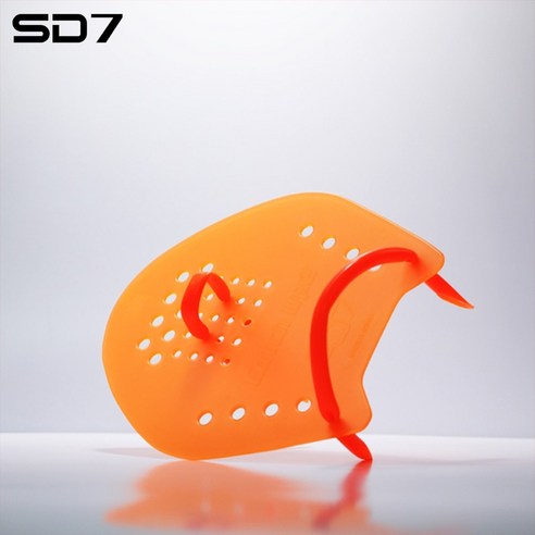 SD7 신형 캐치업2 플래시 수영 패들 훈련용 SGL-PD07, 오렌지
