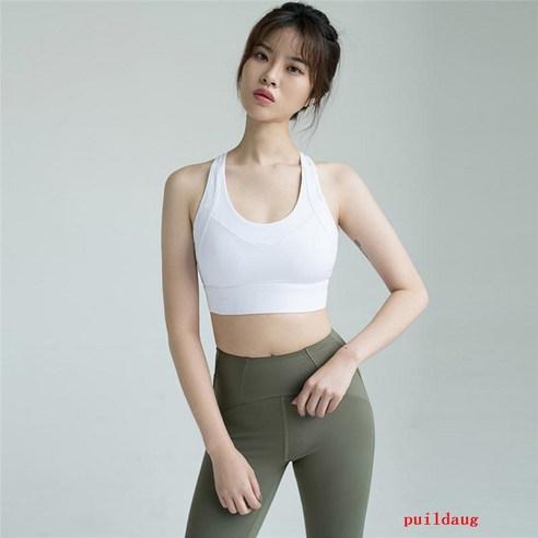 가슴 패드 올인원 스포츠 속옷 여성 달리기 충격 방지 모임 처짐 방지 요가 피트니스 비 림 브라