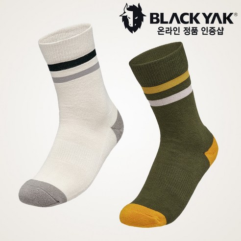 블랙야크 사계절 남여공용 미드컷 향균 데일리 등산 양말, IV(아이보리) 026