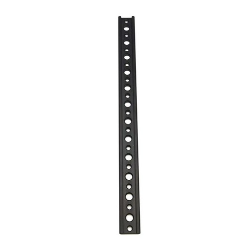 마이크 LED 라이트 DV용 1/4" 3/8" 나사 12인치 스탠드가 있는 플래시 브래킷, 30x2.4x0.85cm, 검은 색, 알루미늄 합금
