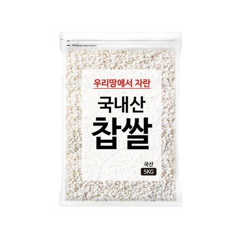 국내산 찹쌀 5kg 1개 
쌀/잡곡